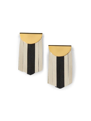Ava Two-Tone Studs